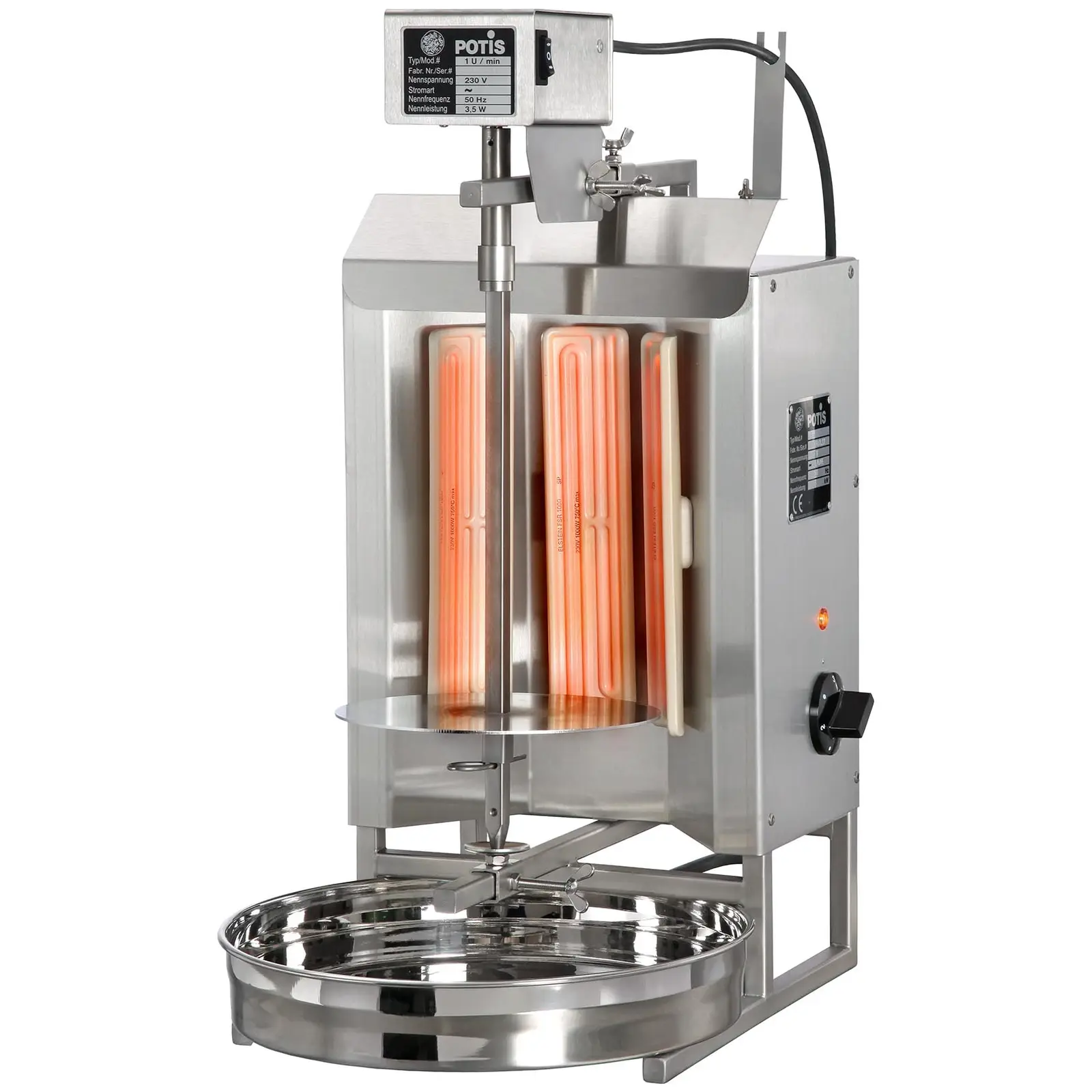 Machine à kebab - 3000 W - 7 kg de viande max.