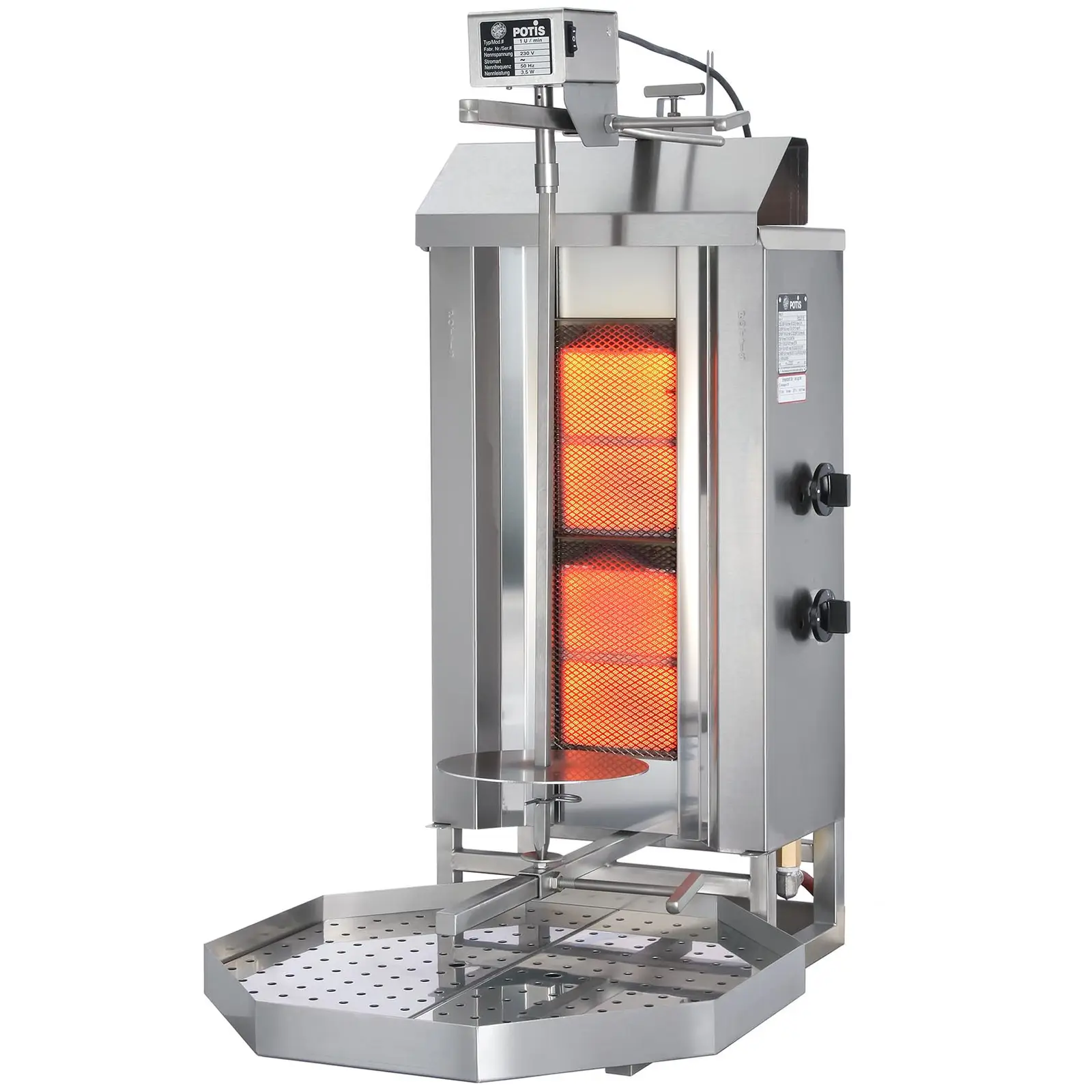 Machine à kebab - 5600 W - Natural gas