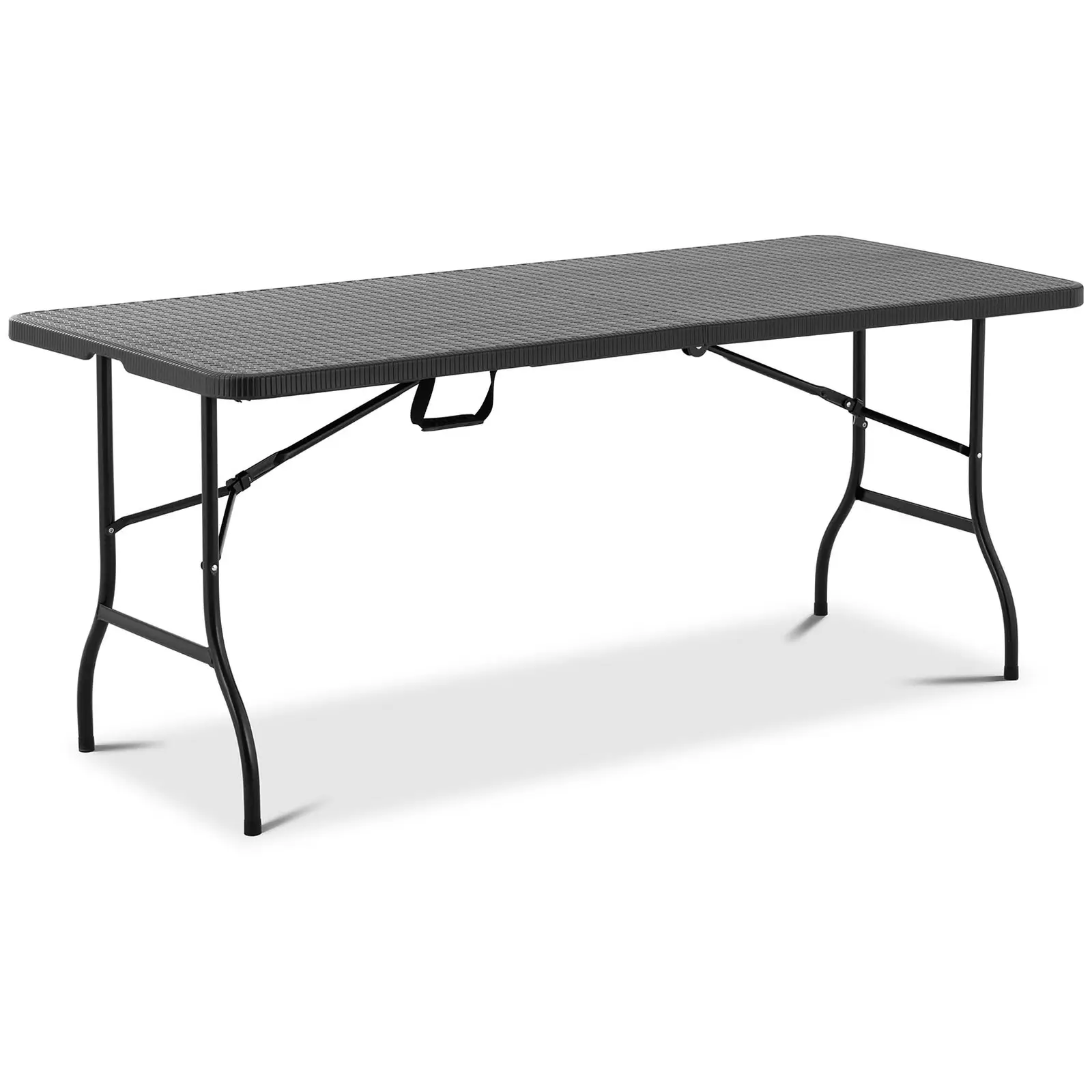 Table pliante - 1 830 x 750 x 740 mm - Royal Catering - 150 kg - Intérieur/extérieur - Noire