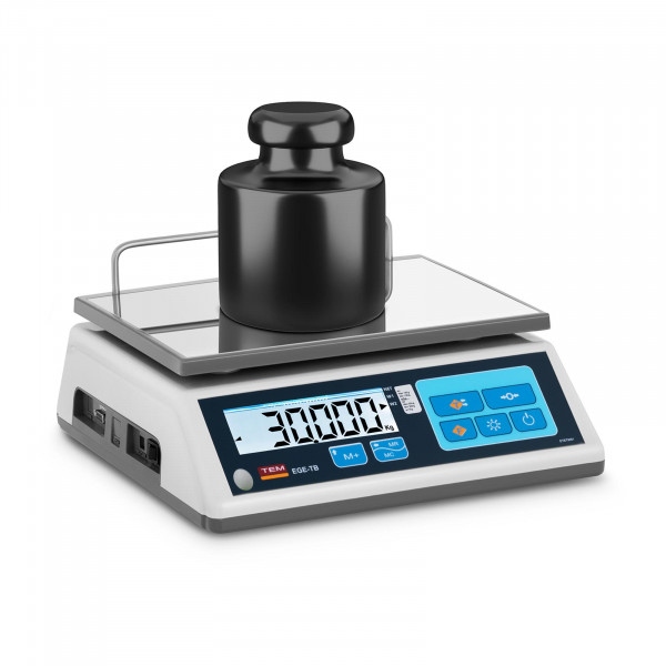 Occasion Balance de table - Calibrage certifié - 30 kg / 10 g - LCD - Mémoire