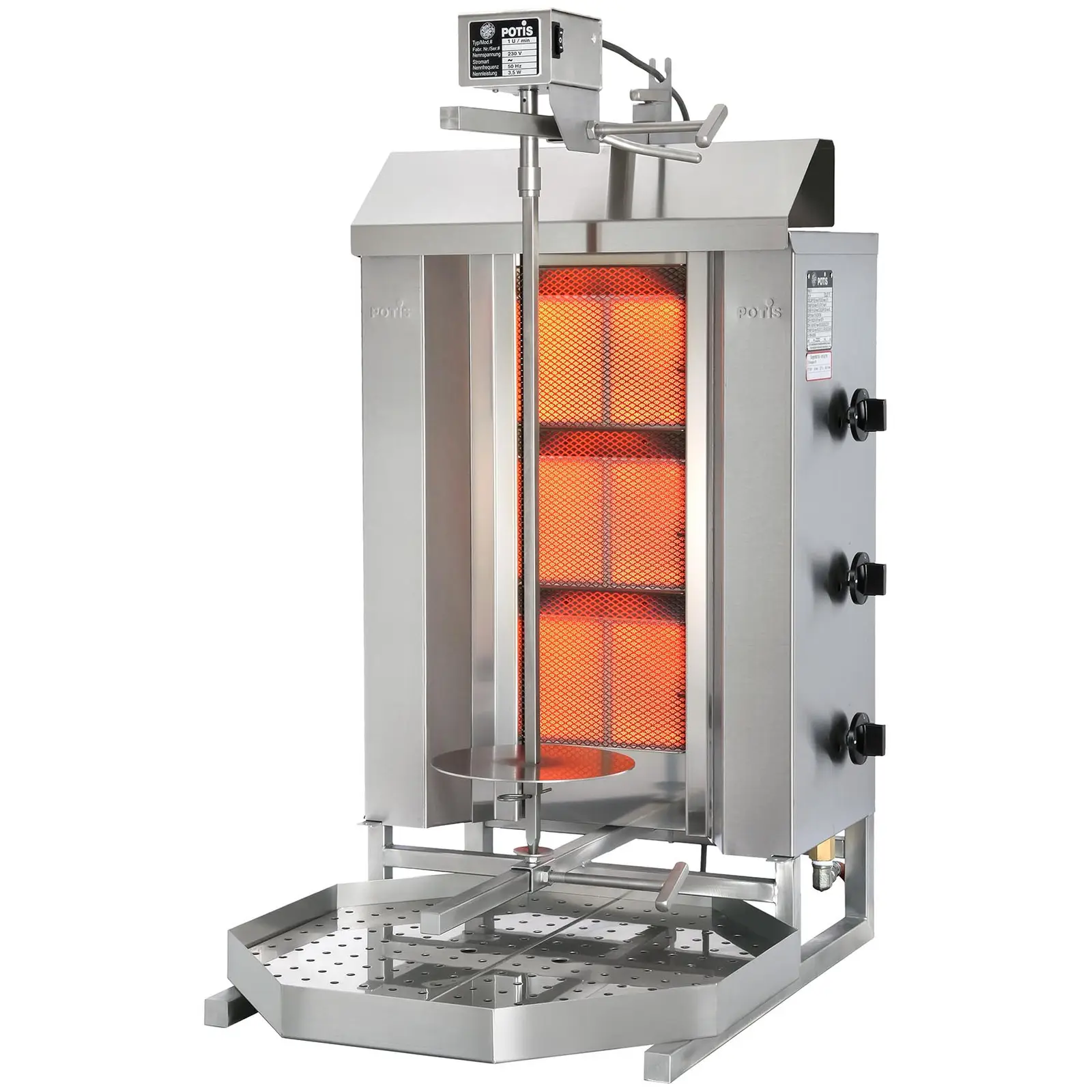 Machine à kebab - 8400 W - Natural gas