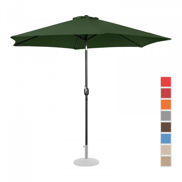 Occasion Grand parasol - Vert - Hexagonal - Ø 300 cm - Inclinable