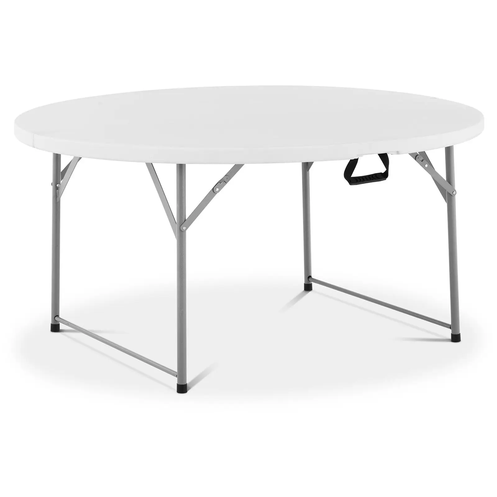Table pliante - Ø 1 500 x 740 mm - Royal Catering - 150 kg - Intérieur/extérieur - Blanche