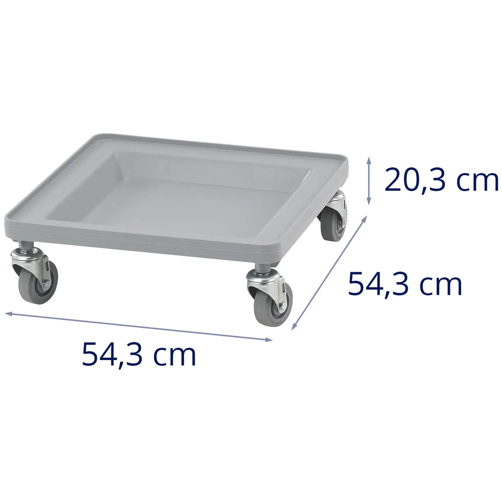 Charriot pour casier Camrack - 159 kg - 54,3 x 54,3 x 20,3 cm - Plastique