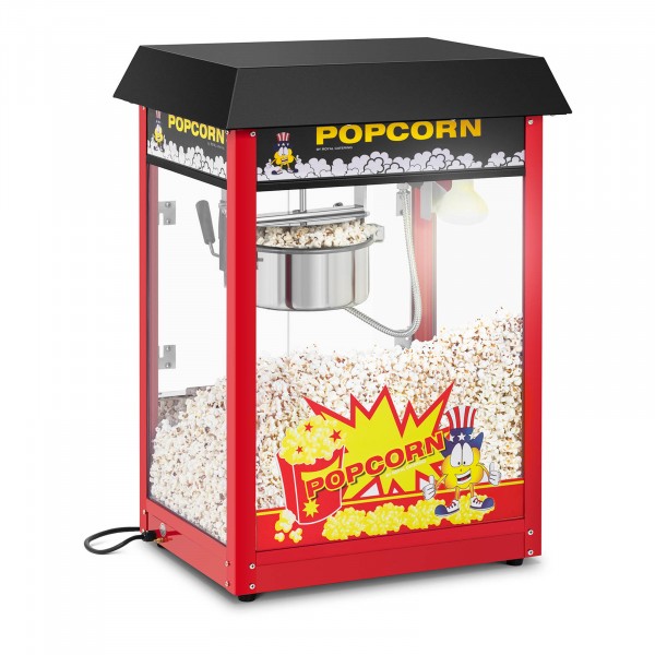 Machine à popcorn - Cycle de préparation de 120 s - Toit noir