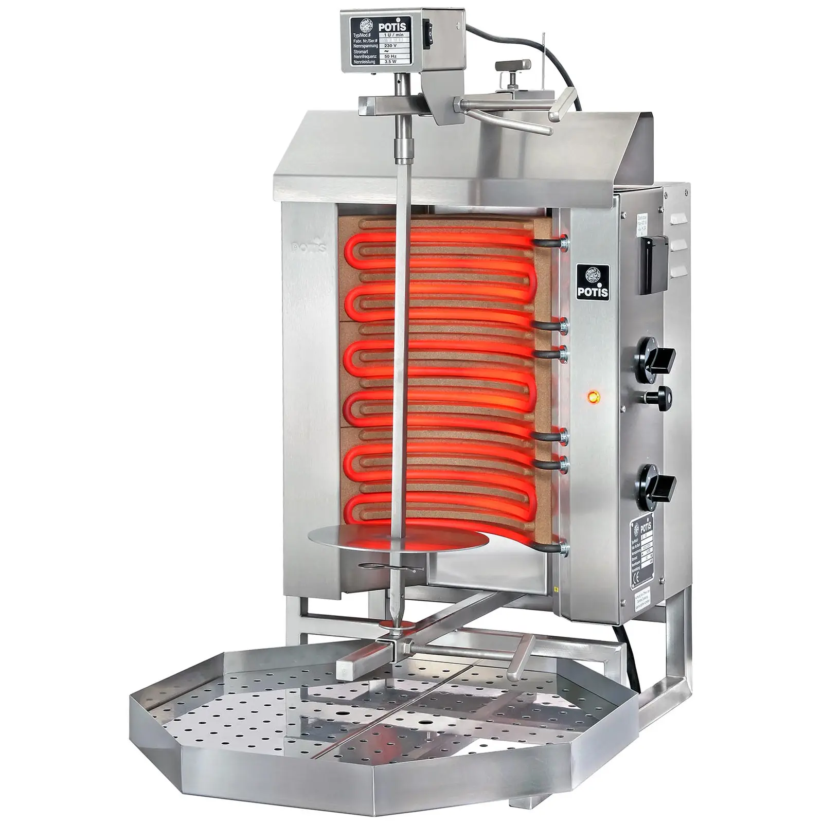 Machine à kebab - 4500 W - 15 kg de viande max.
