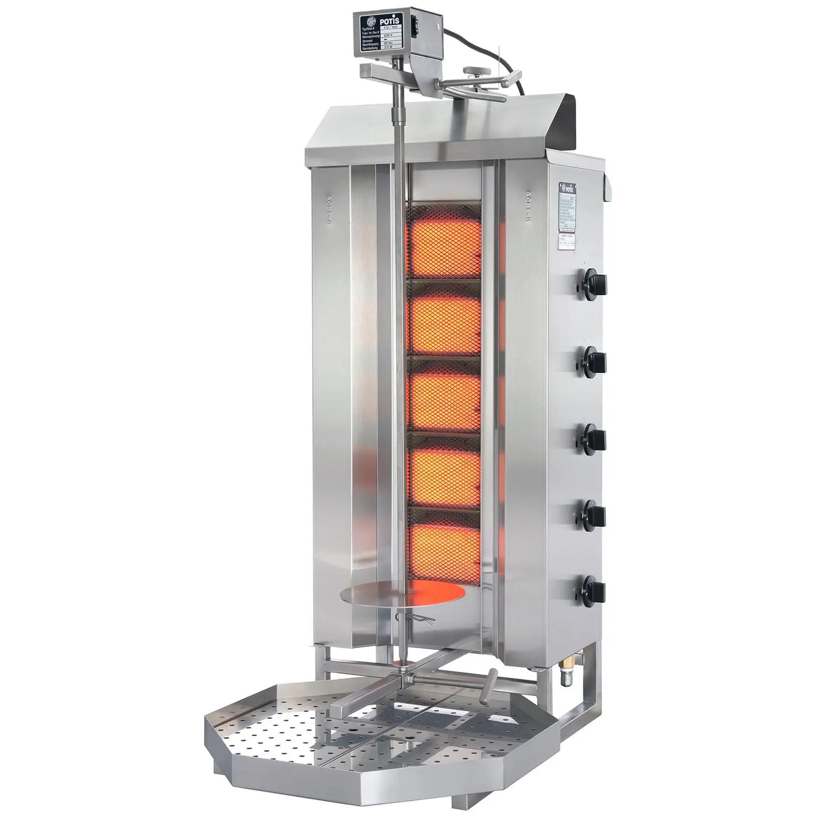 Machine à kebab - 8750 W - Natural gas