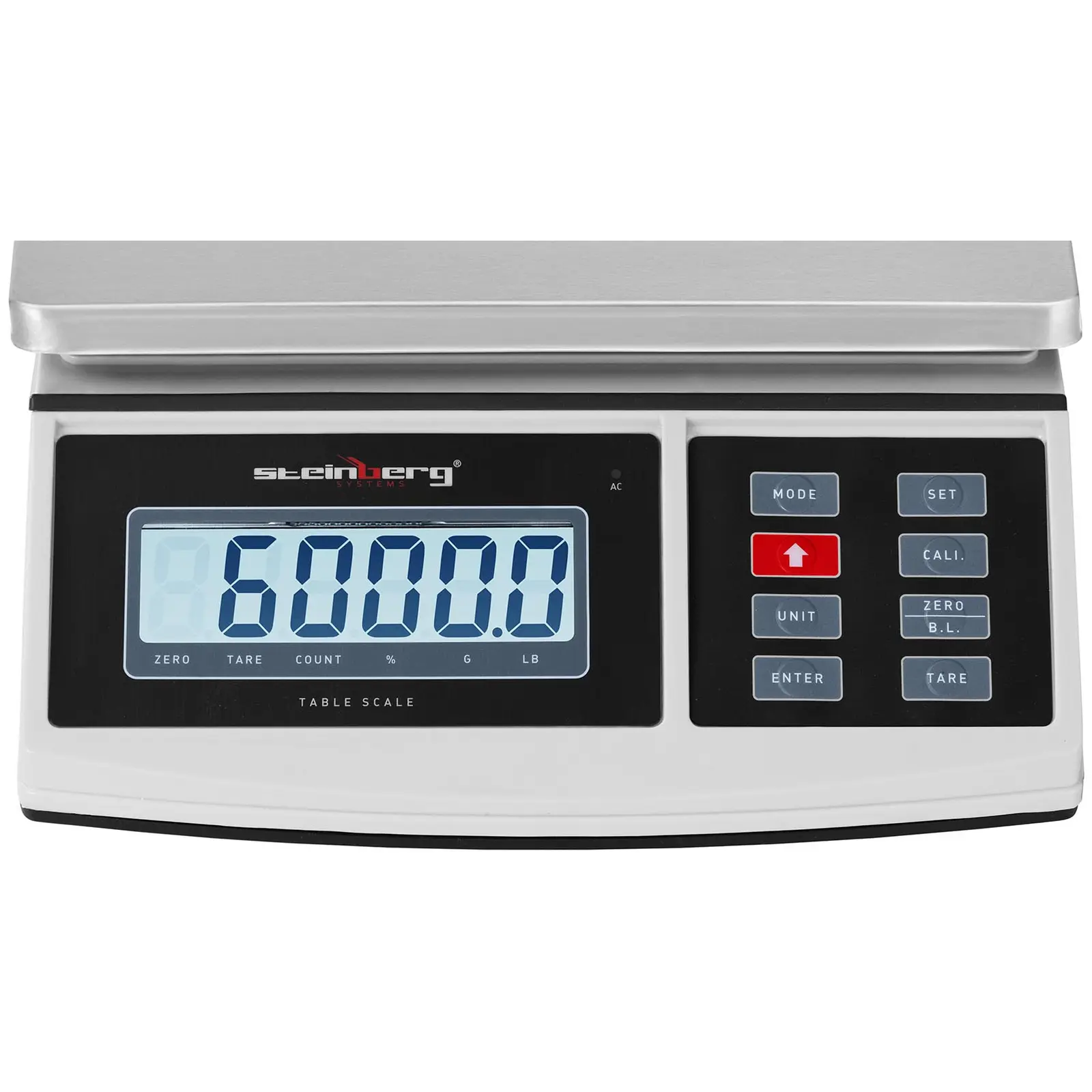 Balance de table - 6 kg / 0,2 g - 21 x 27 cm - LCD