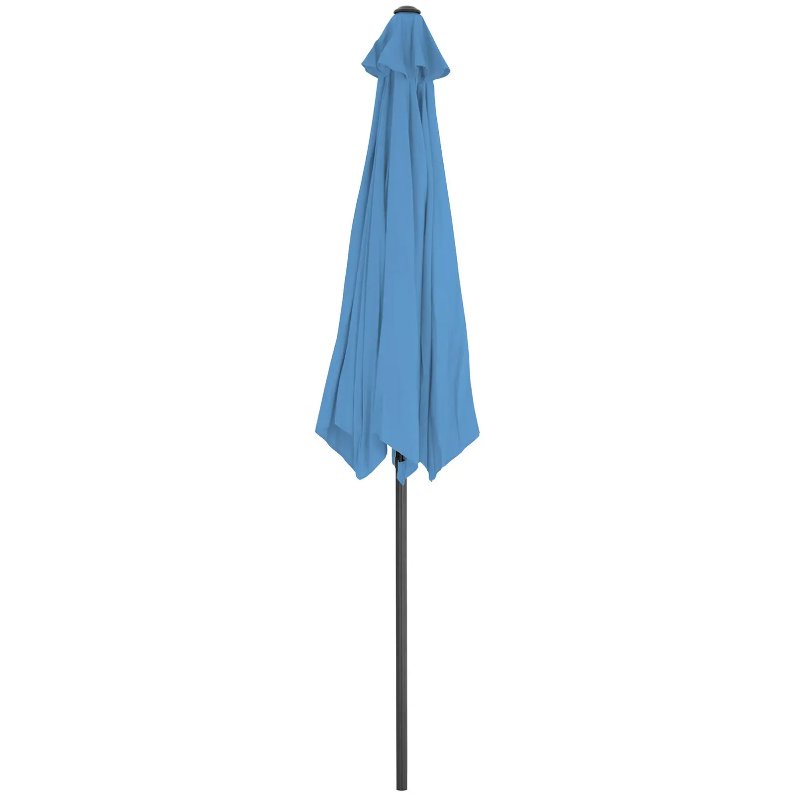 Parasol de terrasse – Bleu – Hexagonal – Ø 300 cm – Inclinable