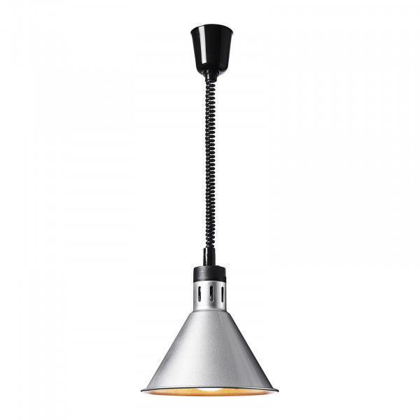 Lampe chauffante - Argent - 27.5 x 27.5 x 31 cm - Royal Catering - Acier