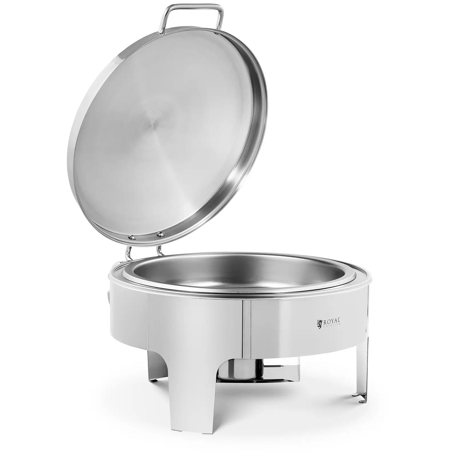 Chafing dish rond - Royal Catering - 5,8 l - 1 bruleur