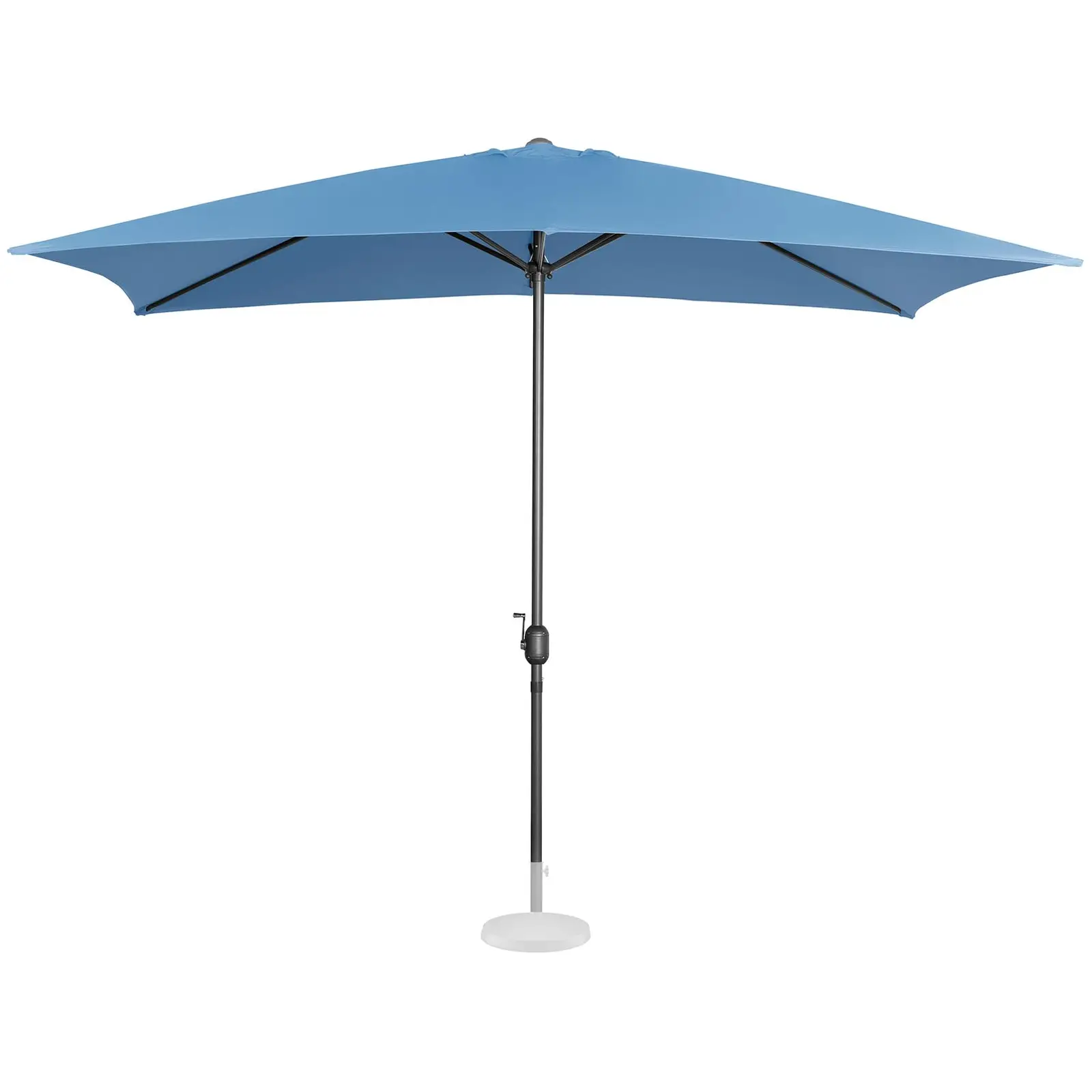 Occasion Parasol de terrasse - Bleu - Rectangulaire - 200 x 300 cm