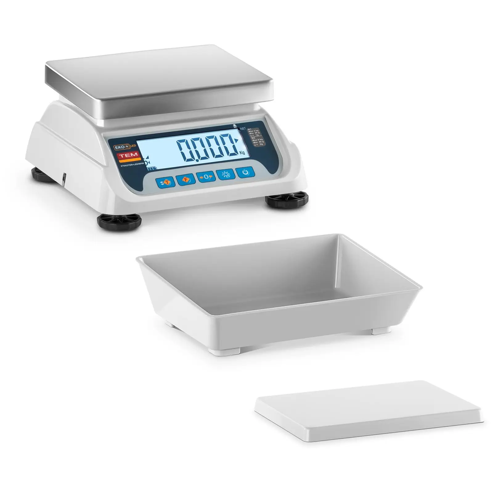 Balance de table - Calibrage certifié - 6 kg / 2 g - LCD