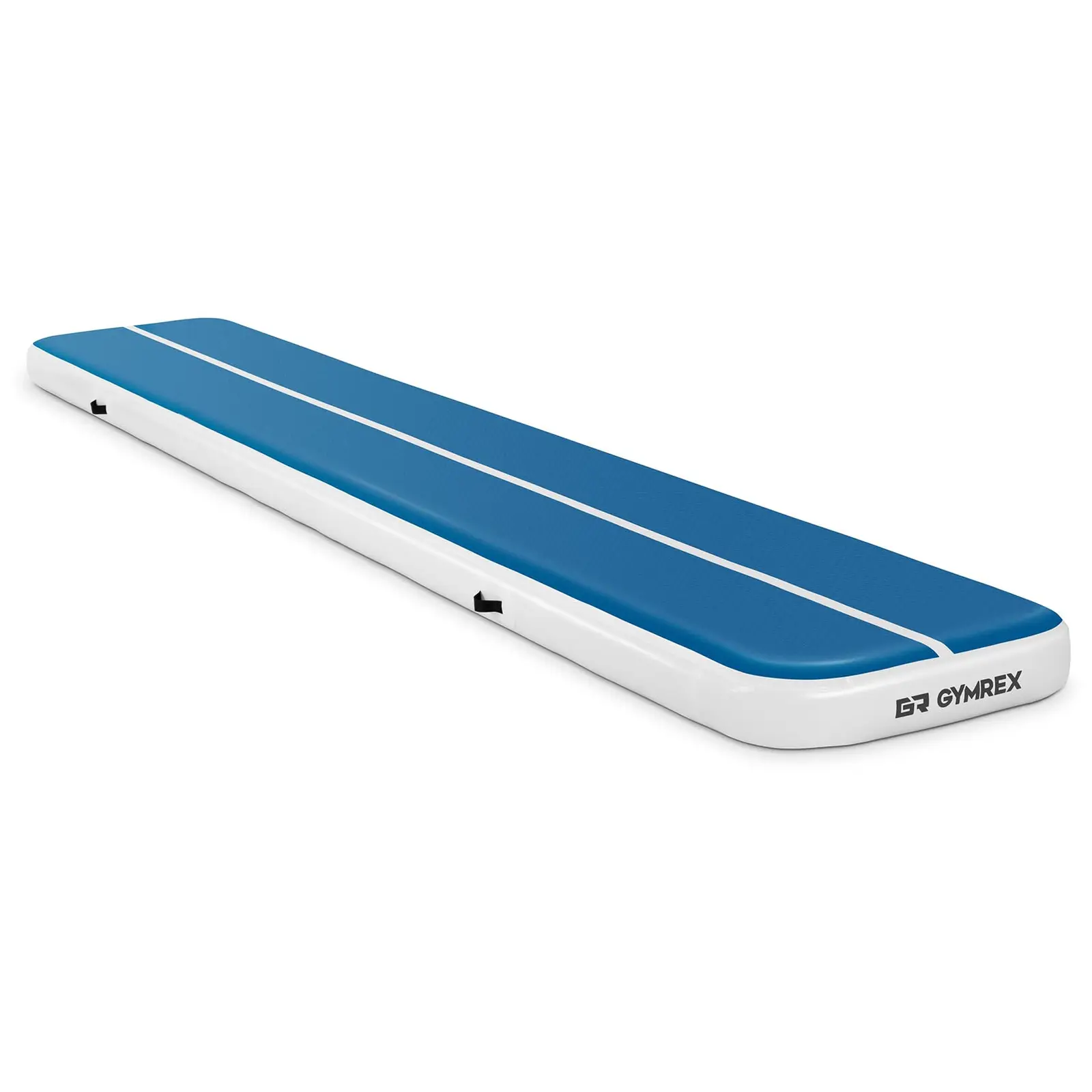 Air tumbling mat - 600 x 100 x 20 cm - 300 kg - Bleu/blanc