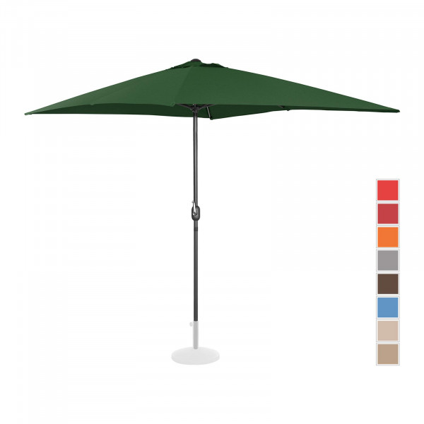 Occasion Grand parasol - Vert - Rectangulaire - 200 x 300 cm