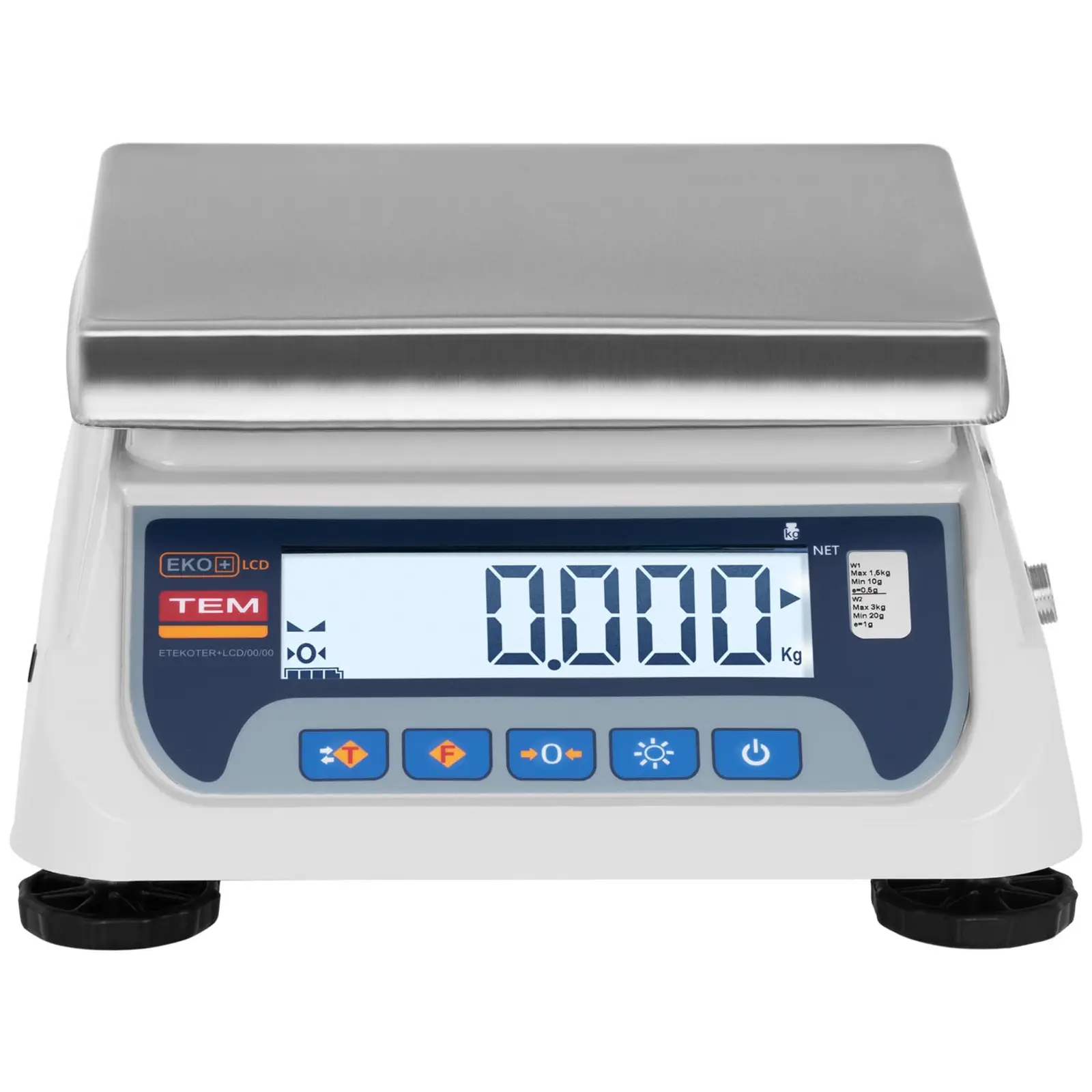 Balance de table - Calibrage certifié - 3 kg / 1 g - LCD