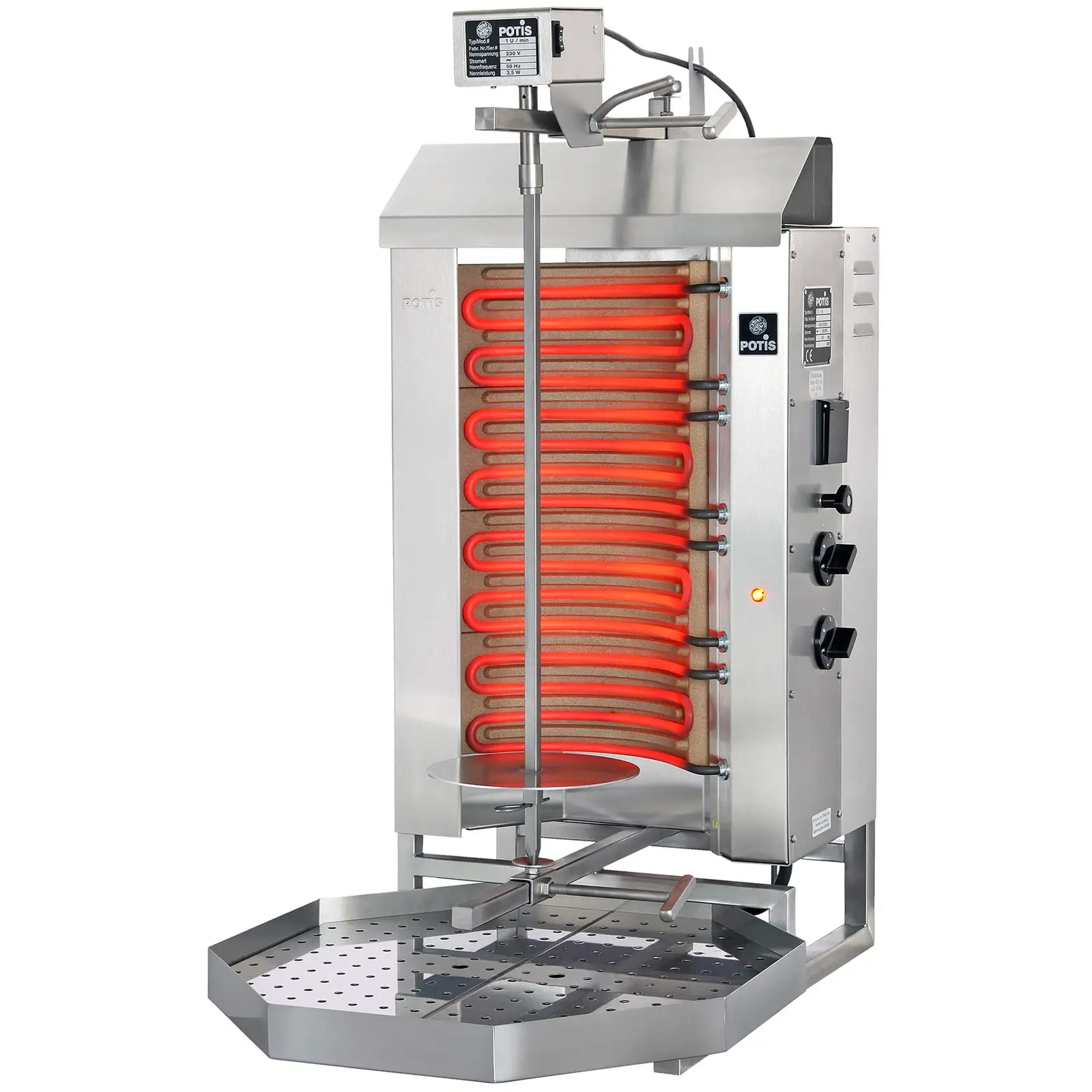 Machine à kebab - 6000 W - 30 kg de viande max.