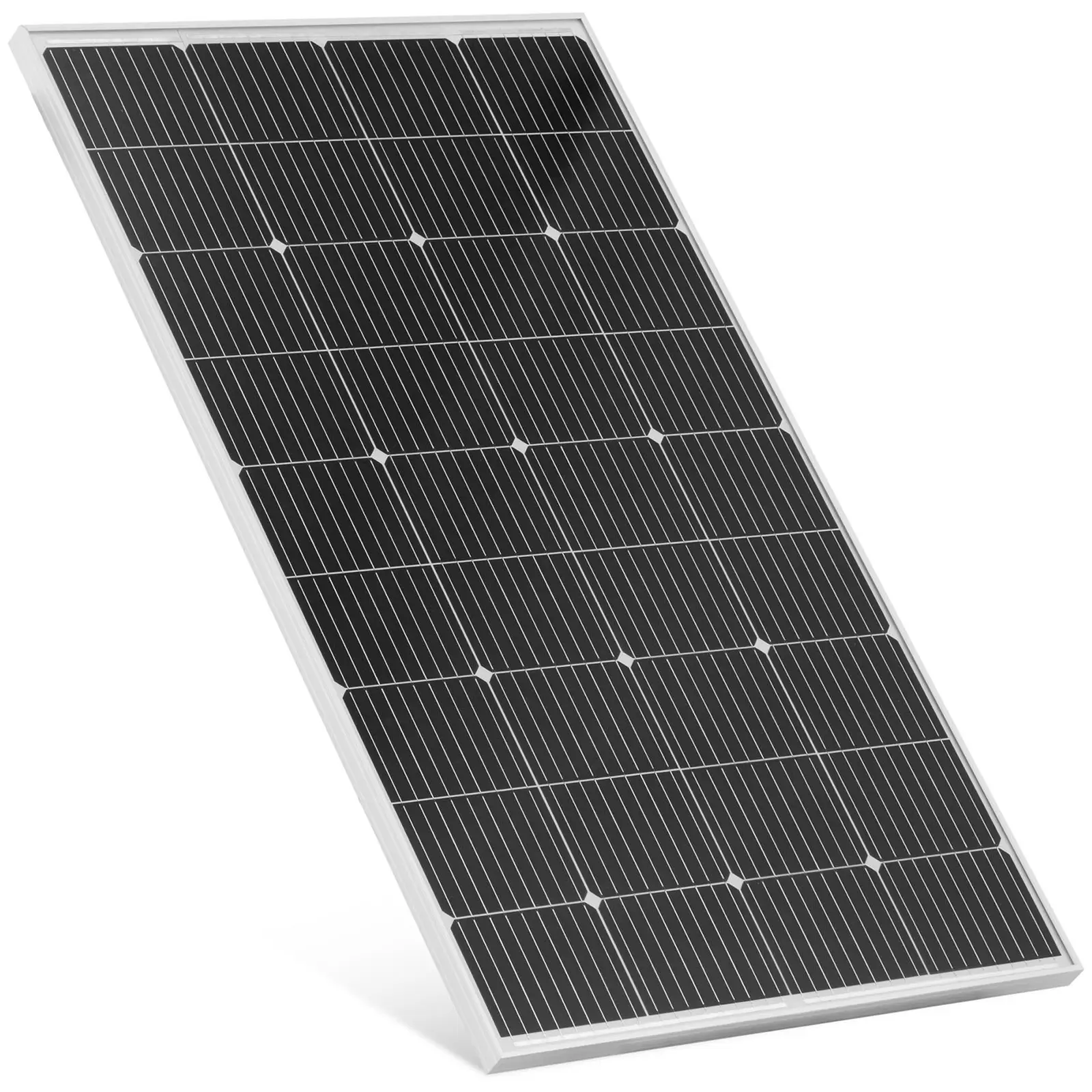 Panneau solaire monocristallin - 160 W - 22.46 V - avec diode By-pass